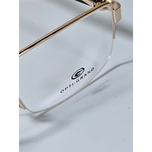 OPTI-GRAND WOMEN'S EYEGLASSES Frames 7703 59-17 150 S Gold New Demo Lenses - Picture 14 of 14